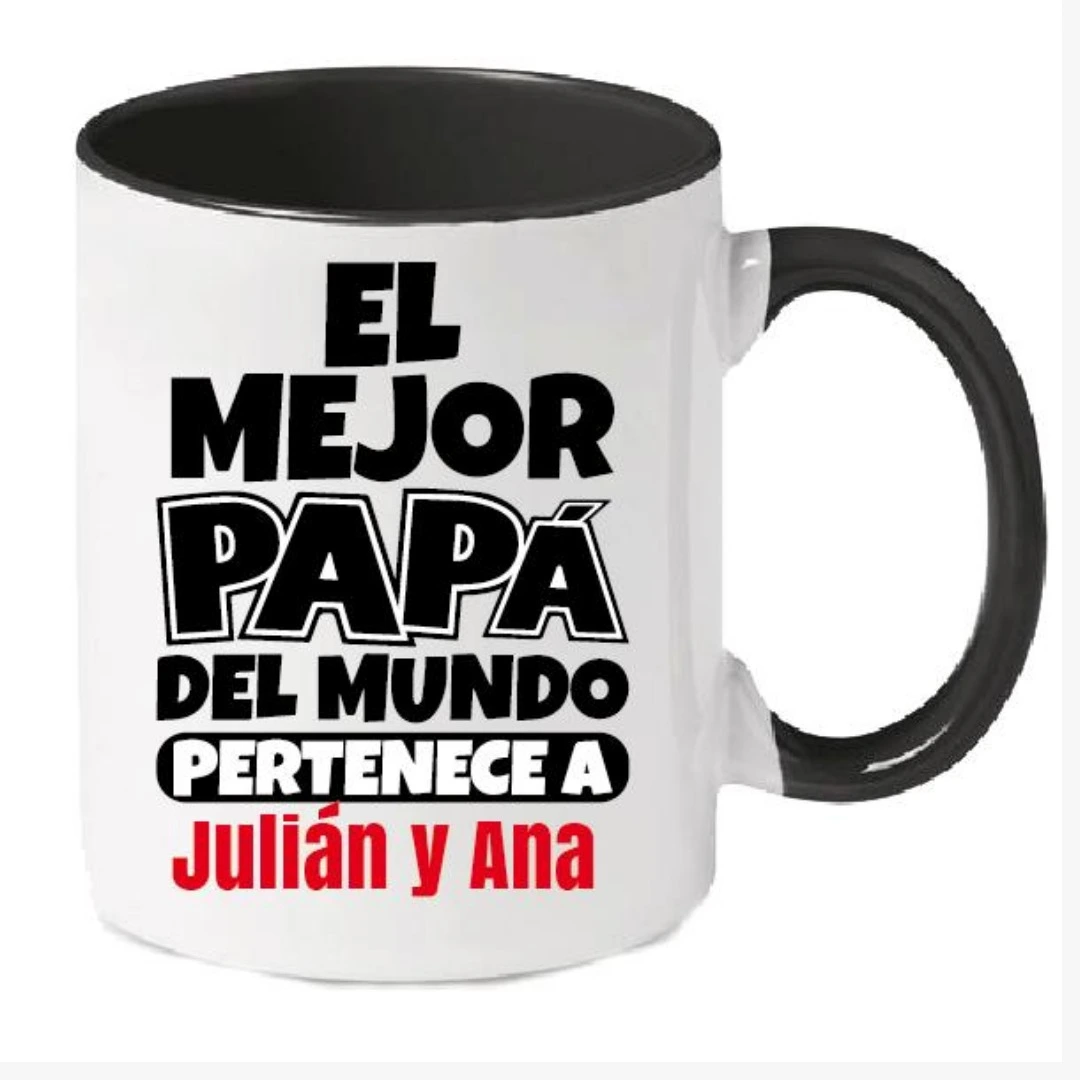 Taza Personalizada el mejor papa