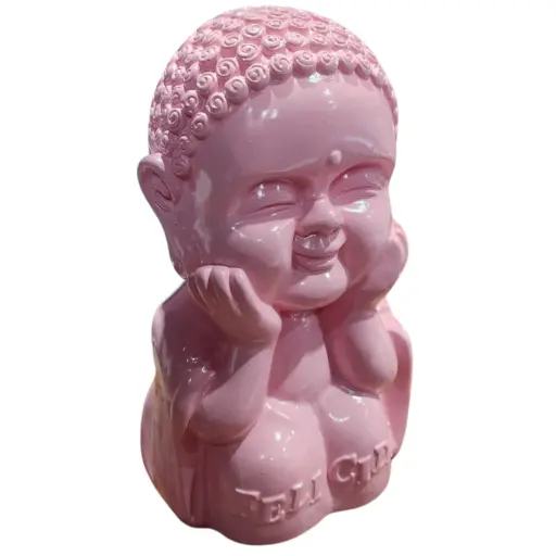 Buda sensacion felicidad rosa