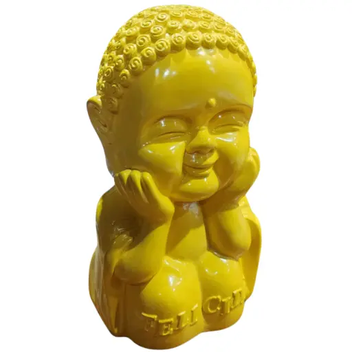 Buda sensacion felicidad amarillo